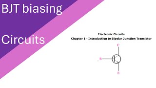 BJT biasing circuits chapter 2 [upl. by Mohammad940]