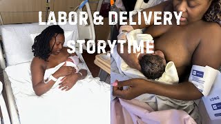 MY POSITIVE LABOR amp DELIVERY STORYTIME  FIRST TIME MOM [upl. by Lien740]