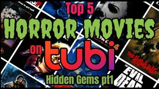 TOP 5 HORROR MOVIES ON TUBI  Hidden Gems Pt1 [upl. by Fania]