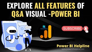 HOW DO YOU CREATE A QampA IN POWER BI  HOW DOES POWER BI QampA WORK  POWER BI WITH NLP AND AI [upl. by Annahsor]