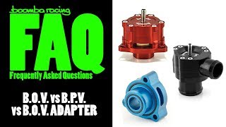 Boomba FAQ BOV vs BOV Adapter  Full Vent amp Full Recirculation [upl. by Rainah]