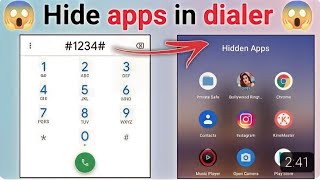 dialer me app hide kaise kare  dialler mein app ko kaise chhupaye  how to hide app in dialler [upl. by Jenne]