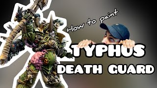 КРУТОЙ подарок другу Как покрасить TYPHUS DEATH GUARD WARHAMMER 40K [upl. by Evanthe]