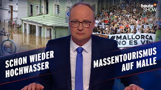 Flut in Süddeutschland Das dritte Jahrhunderthochwasser in diesem Jahr  heuteshow vom 07062024 [upl. by Nashoma]