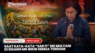 Saat Katakata Penutup quotSaktiquot Sri Mulyani di Sidang MK Bikin Semua Terdiam [upl. by Sherrie]