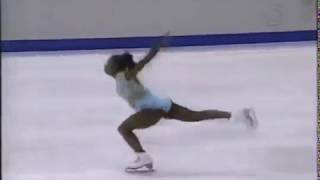 Backflip on Ice Skates  SURYA BONALY 1998 Olympics Championships [upl. by Krm]