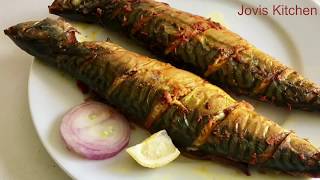 Whole roasted Mackerel  Oven baked fish recipe [upl. by Dibru187]