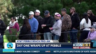 ATampT Pebble Beach ProAm debuts new changes on first day of competition [upl. by Shandee983]