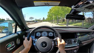 2021 RollsRoyce Wraith Black Badge POV Test Drive 3D AudioASMR [upl. by Nate]