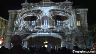 Amazing 3D projection mapped on building [upl. by Jade116]