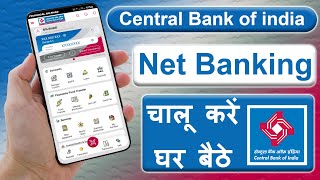 Central Bank Net Banking Kaise Chalu Kare  Central Bank of india Net Banking [upl. by Ettevahs807]