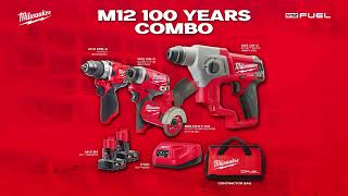 COMPACT YET COMPLETE  MILWAUKEE M12 100 YEARS COMBO [upl. by Eyahsal351]