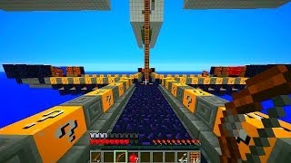 Minecraft LUCKY BLOCK LADDER 1 with Vikkstar Woofless PrestonPlays amp CraftBattleDuty [upl. by Eldnar]