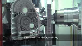 Complete machining of gearbox housings on a Heckert production line [upl. by Josi658]