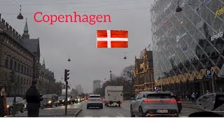 Copenhagen🇩🇰 Drive in December✨️Winterdenmarkcopenhageneuropewinterchristmastraveldriving [upl. by Serilda444]