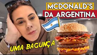 Como é o McDonalds da Argentina [upl. by Ahsilrae772]