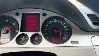 Passat B6 20 TDI 170 HP Top Speed2 235kmh [upl. by Ludwog]