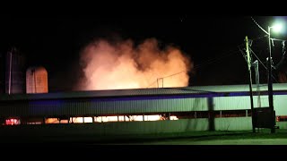 Barn Fire in ColetaMilledgeville Fire Protection District 41524 [upl. by Eirak]