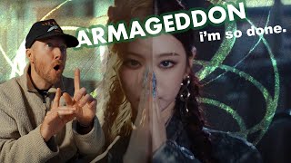 Singer Reacts to aespa Armageddon MV [upl. by Ellenet]