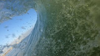 Barrel Sandbar GoPro POV Surfing Florida old [upl. by Amice]