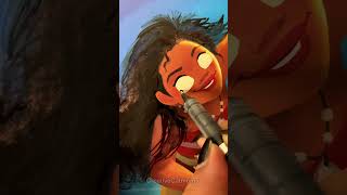 Moana was betrayed 🤫 twisted Disney shorts art creative disney [upl. by Enyaht]