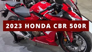 Why the 2023 Honda CBR500R Is the Best Sportbike for Beginners [upl. by Flan]