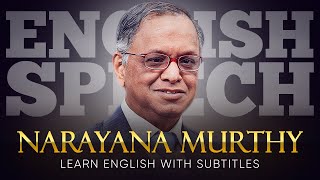 ENGLISH SPEECH  NARAYANA MURTHY Transforming India English Subtitles [upl. by Delia]