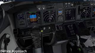 XPlane 11 Full Flight Tutorial 33  Zibos B737800  Approach and Landing [upl. by Swaine]