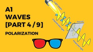 A1  Polarization Malus Law  Questions Waves Part 4 [upl. by Atnuahsal]