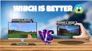 Minecraft Java VS Bedrock Which is Better 😱  Hindi [upl. by Macri]