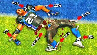 Attempting to get the MOST RARE injuries in Blitz The League II [upl. by Ativla]