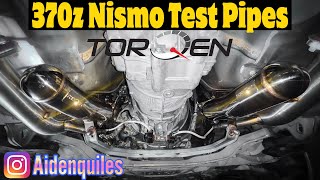 How to make your 370z Sound like a GTR  Torqen Test Pipes Install  Before amp After [upl. by Bej]