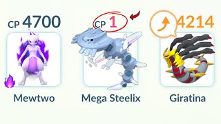 When I used LeveL 1 MEGA STEELIX in Pokemon GO and Won [upl. by Ludovico]