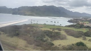 Hawaiian Airlines Boeing 717200 Landing at Lihue Airport [upl. by Jeaz]