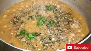 Chikar Cholay Recipe Street Style LAHORI CHOLAY FLAVOR OF DESI FOOD Chikar chana Cholay recipe [upl. by Ayerhs]