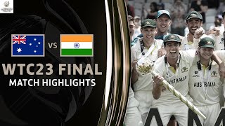 Australia v India  WTC23 Final  Match Highlights [upl. by Lizzy]