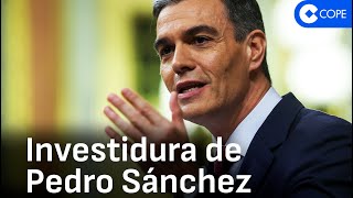 Investidura de Pedro Sánchez 2023 PRIMERA JORNADA [upl. by Milde72]