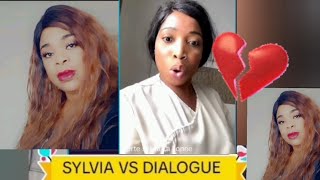 SYLVIA VS DIALOGUE😱👈💔 LA CHOQUE DE CA 😳 [upl. by Donaghue]