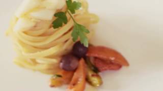 ricetta Linguine con baccalà papaccelle e pomodorini [upl. by Weatherley]