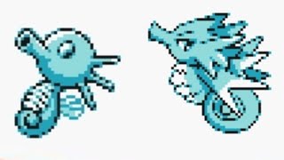 Horsea Seadra evol Evolucion Evolution gbc yellow amarillo ending Games cubone dragonair nes evolves [upl. by Nnyloj566]