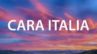 GHALI  CARA ITALIA LYRICS [upl. by Ecneps52]