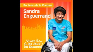 Sandra Enguerrand porteuse de la Flamme en Essonne [upl. by Maupin253]