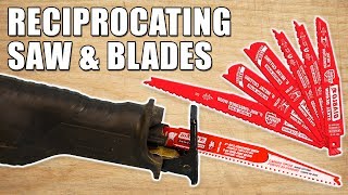 Reciprocating Saws amp Reciprocating Saw Blades Woodworking for Beginners 29 [upl. by Eniac]