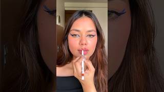 how to overline lips correctly 🥰trending youtubeshorts lipstickhack [upl. by Reltuc]