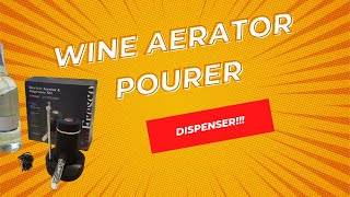 Electric Automatic Wine Aerator and Pourer [upl. by Sredna]