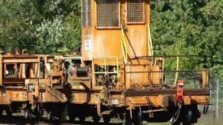 CSX Ribbon Rail Train with Road Slug [upl. by Sproul]