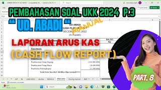 UD ABADI P3 UKK 2024  Laporan Arus Kas  Part 8 [upl. by Airekahs420]