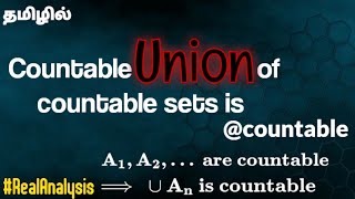 Countable union of countable sets is countable  Countable sets  part 4 [upl. by Obnukotalo]