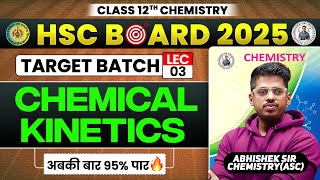 6 Chemical Kinetics L 3 Class12th  Target Batch 2024  By  Abhishek Sir Chemistry ASC [upl. by Thunell]