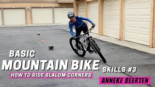 How to corner  Basic Mountain Bike Skills [upl. by Elli]